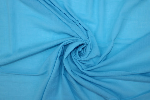 NY Designer Cotton Gauze - Bright Aqua