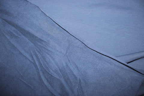 1 1/4 yards of Cotton Terry Sweatshirt Knit - Cadet Blue