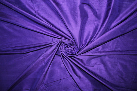 Wide Silk Dupioni - Parisian Purple