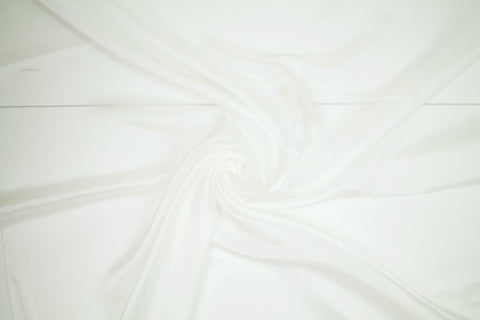 Wide! Calamo Silk Habotai Lining - Natural White
