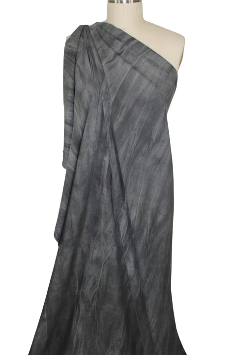 Sueded/Distressed Tencel Broadcloth - Storm Gray
