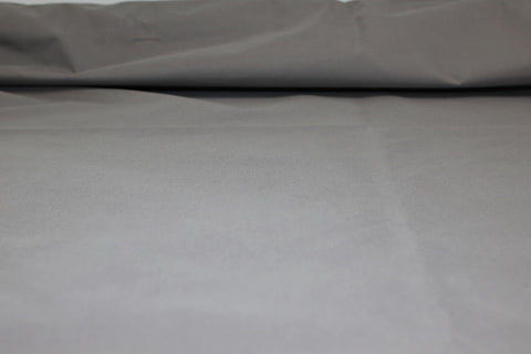 Sueded/Coated Raincoating - Gray