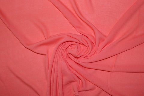 Stretch Rayon Crepe - Persimmon