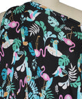 Whimsical Bird print rayon jersey