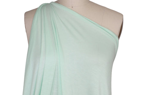 Extra Wide Rayon Jersey - Mint Creme