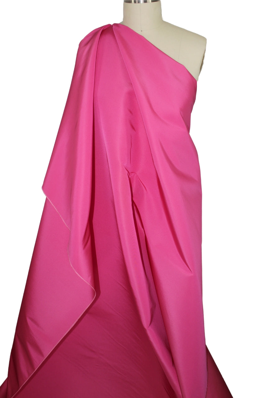 evening dress in shocking pink faille Juliet JT2728H Fitted Long Formal Corset Ruffle Prom Dress