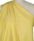 Yellow Tencel twill fabric