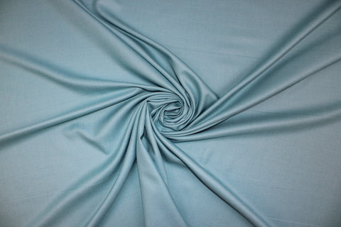Almost 3 yards of Italian Tropical Wool Broadcloth - Blue Water