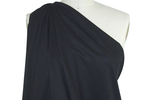 Stretchy Midweight Cotton - Black