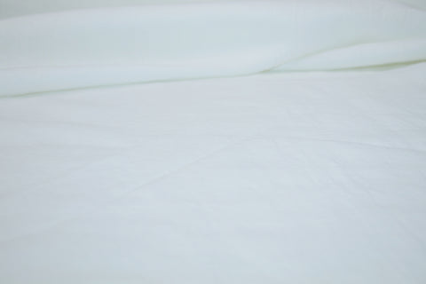 1 1/8 yard of Midweight Italian Linen - White - AS IS