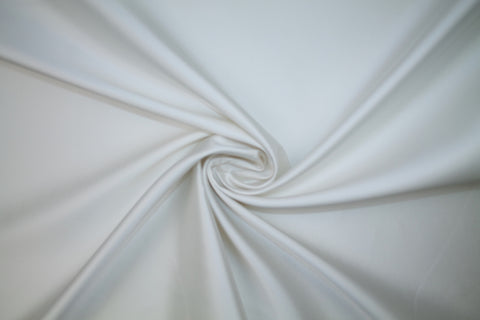 Needle Ready Silk/Wool Twill - White