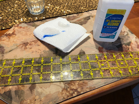 Quick Tip for Cleaning Clear Rulers