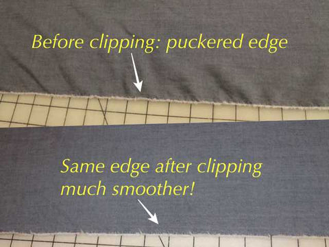 Clip the Selvages Before Laying Out Your Pattern