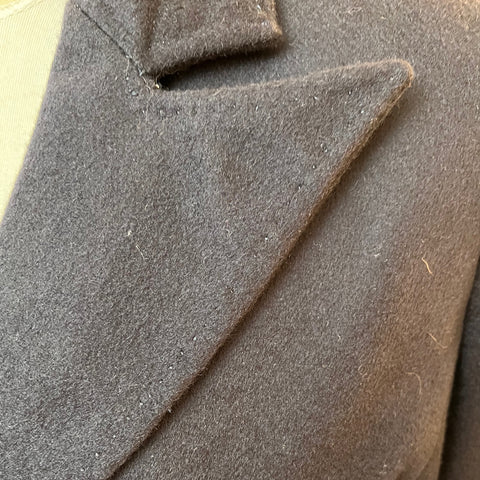 Pick stitched lapel on a classic blazer