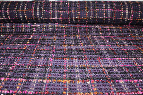 Haute couture bouclé fabric