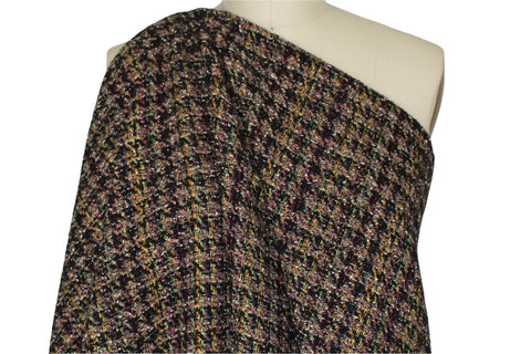 Italian Designer Bouclé - Multi/Black