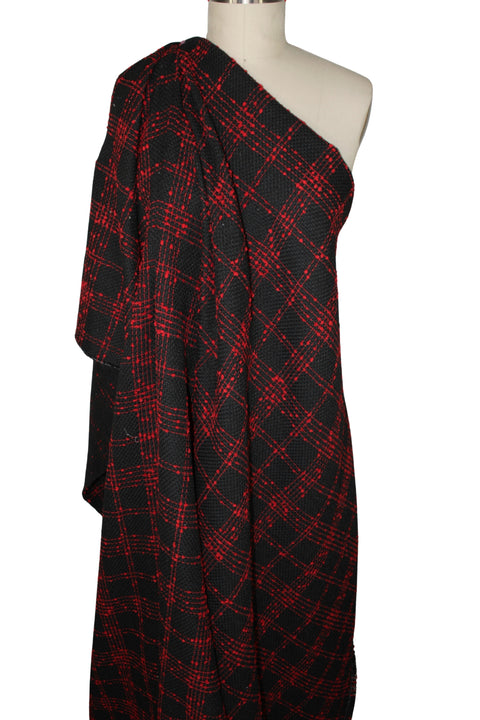 NY Designer plaid bouclé