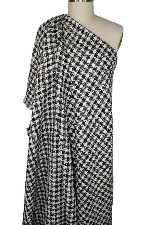 0scar houndstooth bouclé