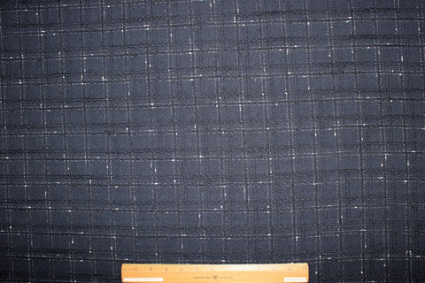 2 1/2 yards of New York Designer Bouclé - Navy/White