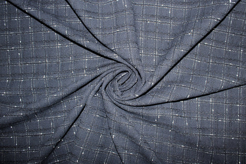 2 1/2 yards of New York Designer Bouclé - Navy/White