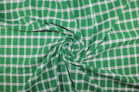 Jones NY SS26 green bouclé