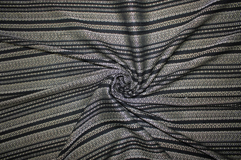 Black gold and silver 0scar bouclé