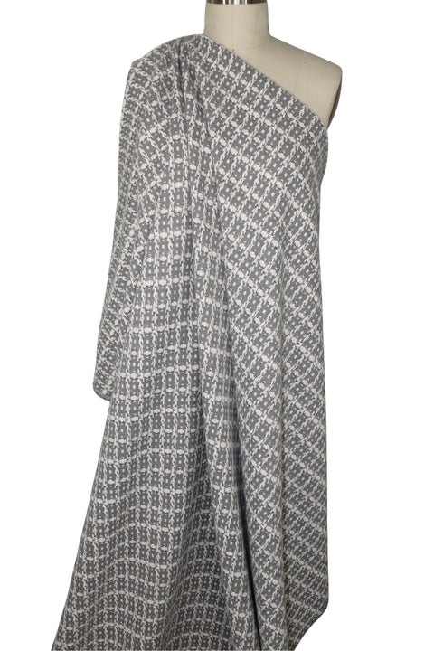 Double knit bouclé fabric