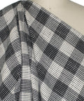 Checked cotton bouclé