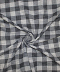 Checked cotton bouclé