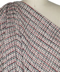 Anne Klein Red/Black/ivory bouclé