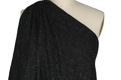 Ann Klein black bouclé