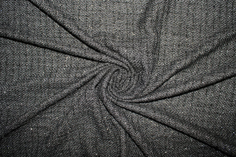 Ann Klein black bouclé