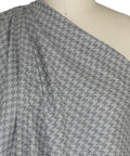 Houndstooth tweed in grays