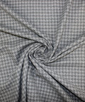 Houndstooth tweed in grays