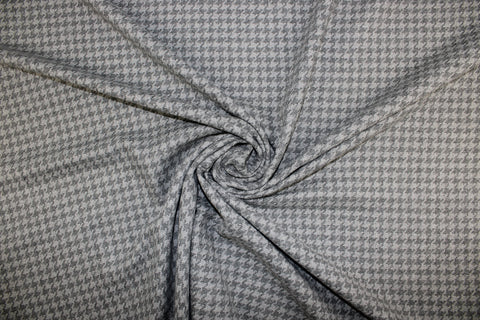 Houndstooth tweed in grays