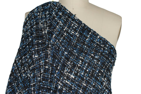 0scar weighty blue bouclé