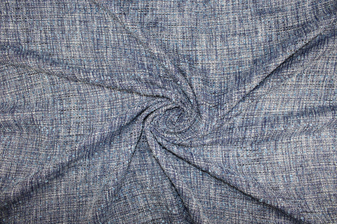 Shades of blue bouclé