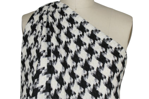 0scar houndstooth bouclé