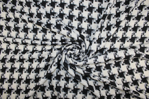 0scar houndstooth bouclé