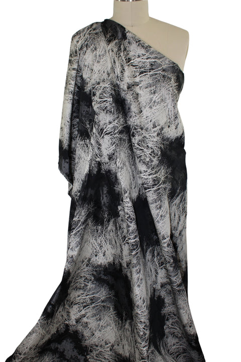 Look - Up in the Sky! Reversible Brocade - Gray/Black/White