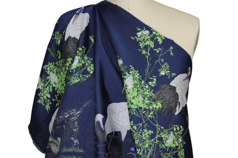 Floral brocade bird formalwear Japanese 