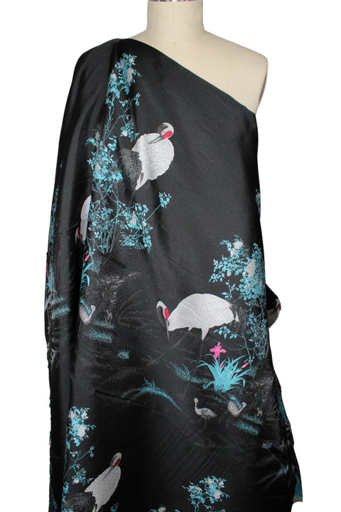Floral brocade bird formalwear Japanese 