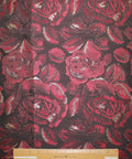 0scar rose print brocade