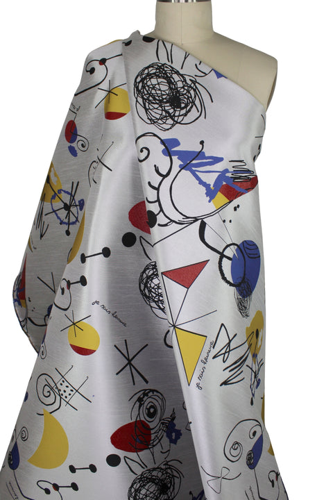 Calder-esque brocade fabric