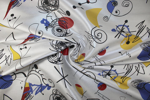 Calder-esque brocade fabric