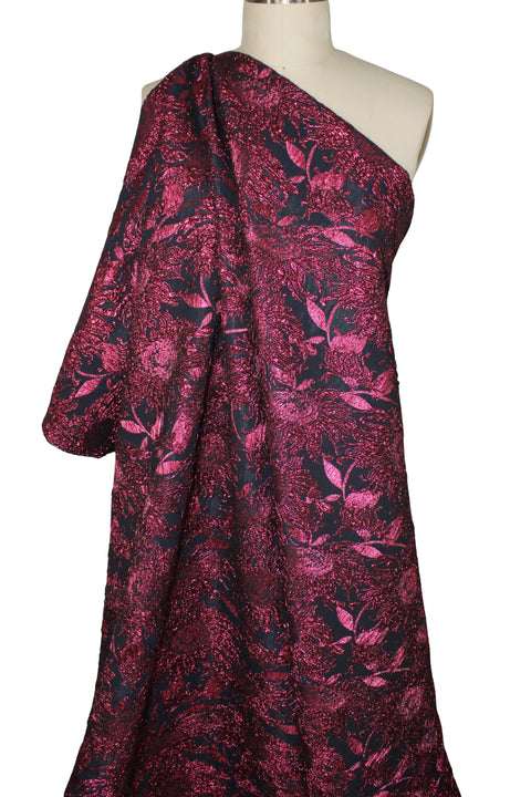 0scar floral matellassé brocade