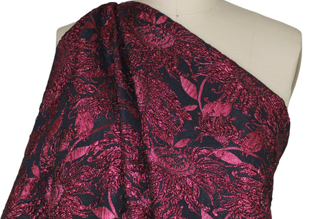 0scar floral matellassé brocade