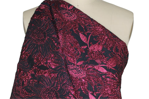 0scar floral matellassé brocade
