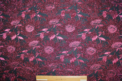 0scar floral matellassé brocade