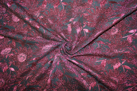 0scar floral matellassé brocade